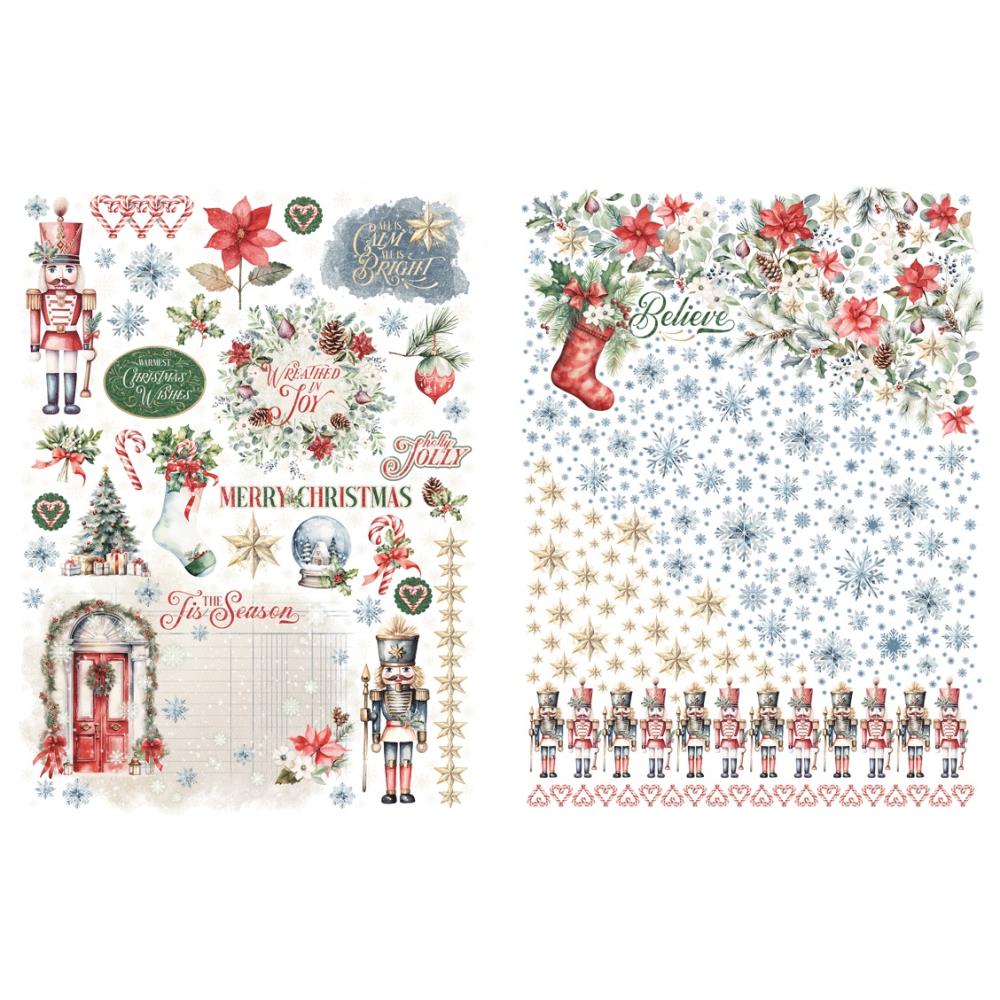 Graphic 45 Rub-On Transfers - Deck The Halls