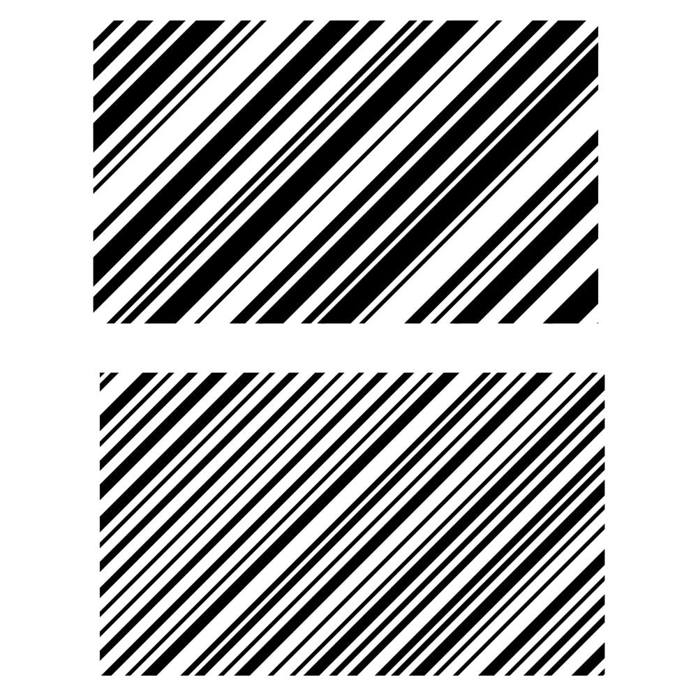 Sizzix Clear Stamp Set By 49 & Market - Candy Stripes