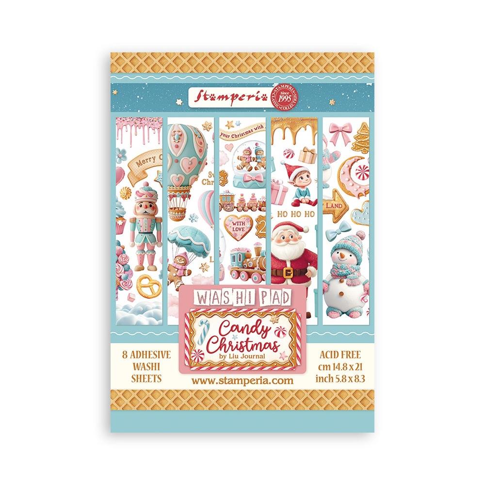 Stamperia Washi Pad A5 - Candy Christmas