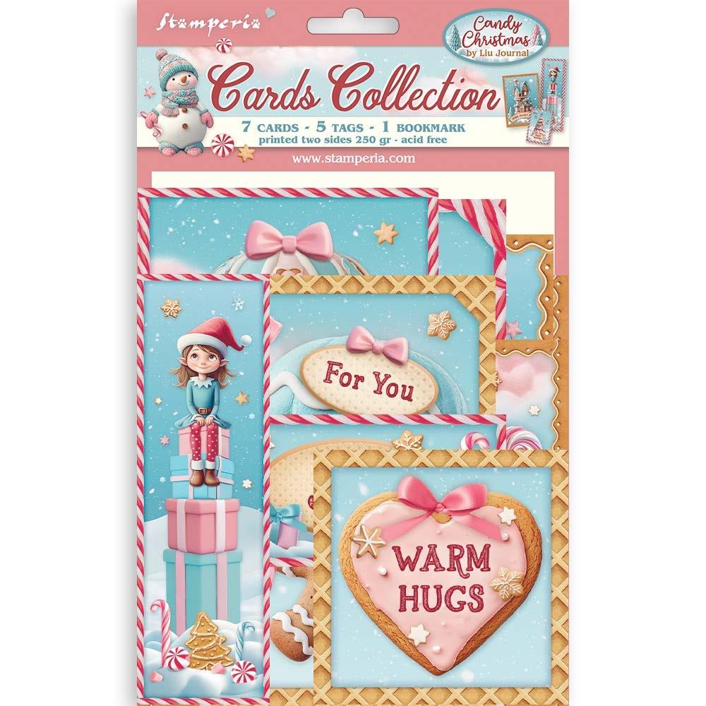 Stamperia Cards Collection - Candy Christmas