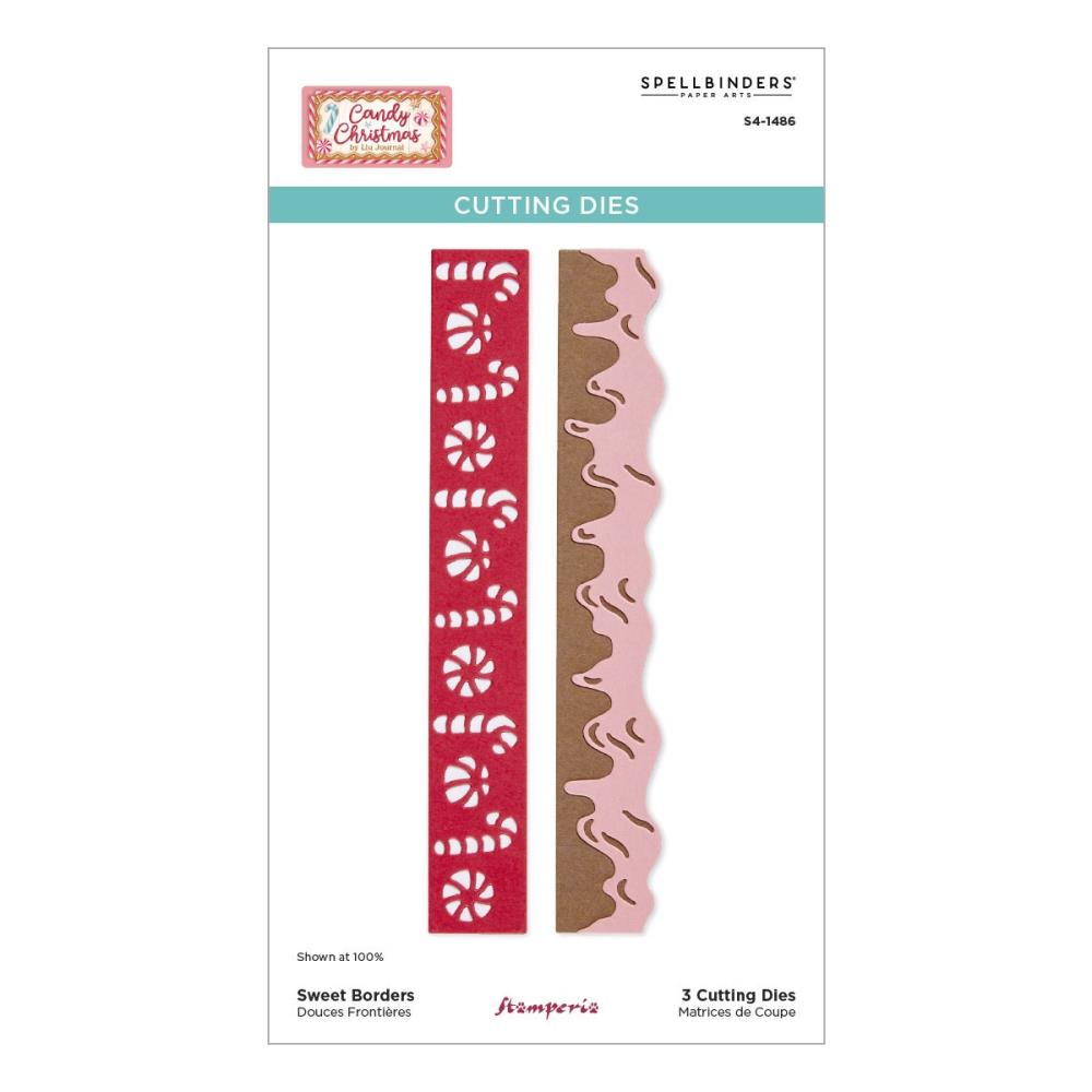 Spellbinders Etched Dies - Stamperia Candy Christmas - Sweet Borders