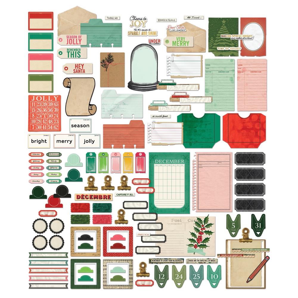 49 And Market Die-Cuts - Journaling Mistletoe And Memories