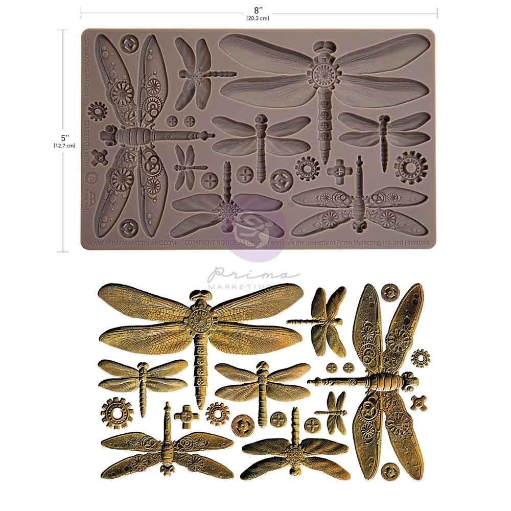 Finnabair Decor Moulds - Machine Dragonflies