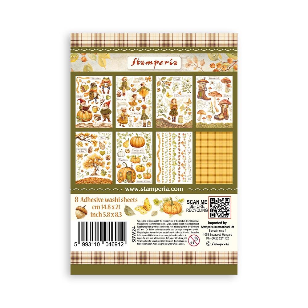 Stamperia Washi Pad A5 - Whispering Woods