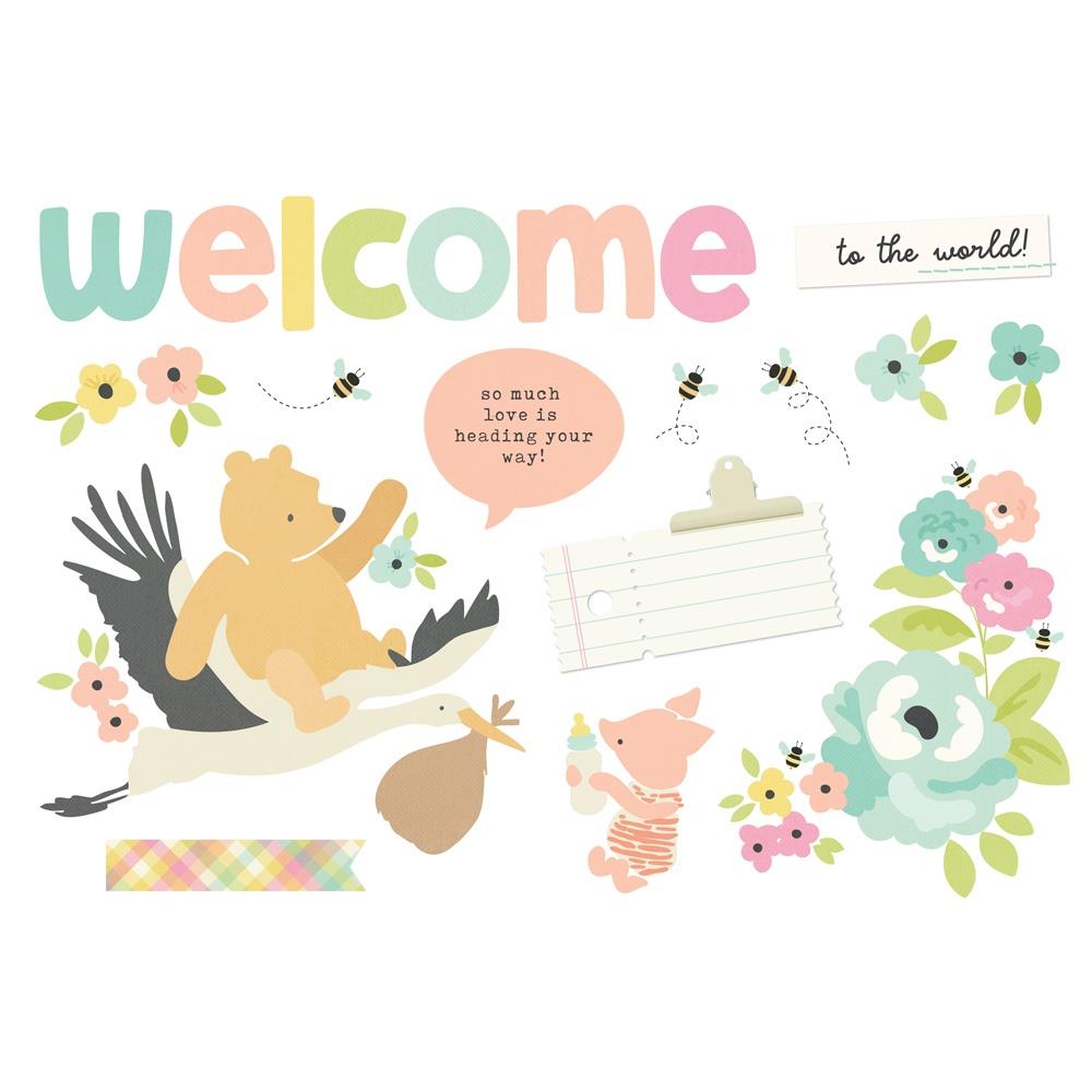 Simple Stories Simple Page Pieces Die Cuts - Classic Pooh Baby