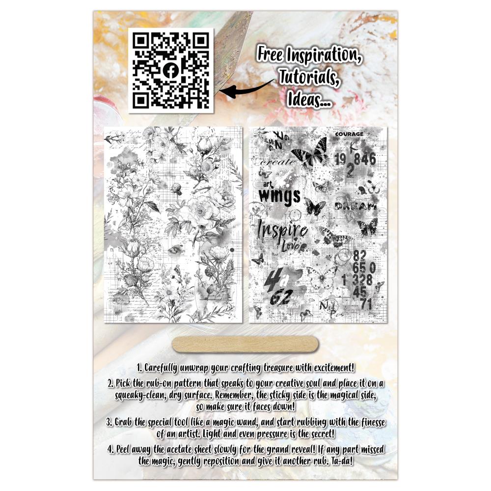 AALL And Create A5 Rub-Ons - Grit & Grace