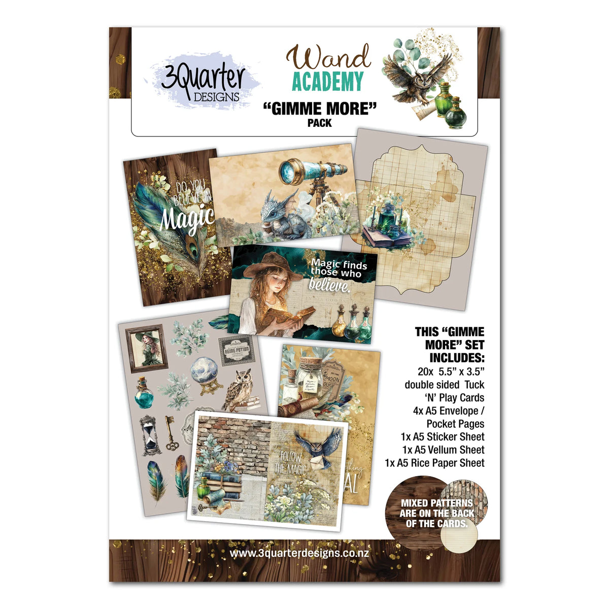 3Quarter Designs Gimme More Pack - Wand Academy