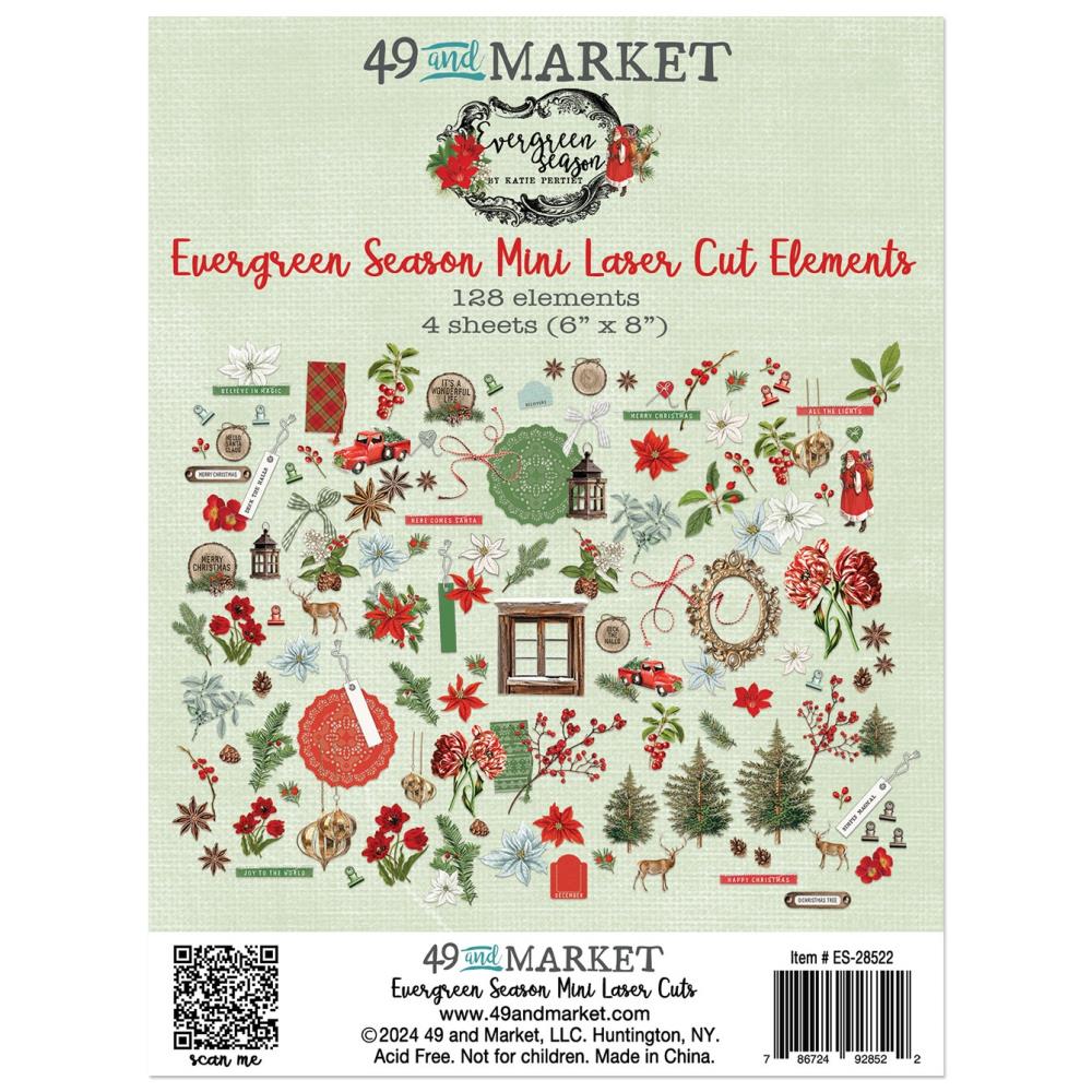 49 And Market - Mini Laser Cut Outs - Evergreen Season