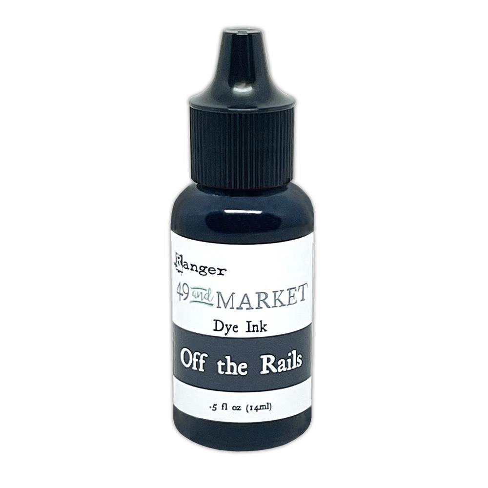 49 and Market Dye Ink Reinker – Off The Rails 15ml bottle for refreshing dye ink pads