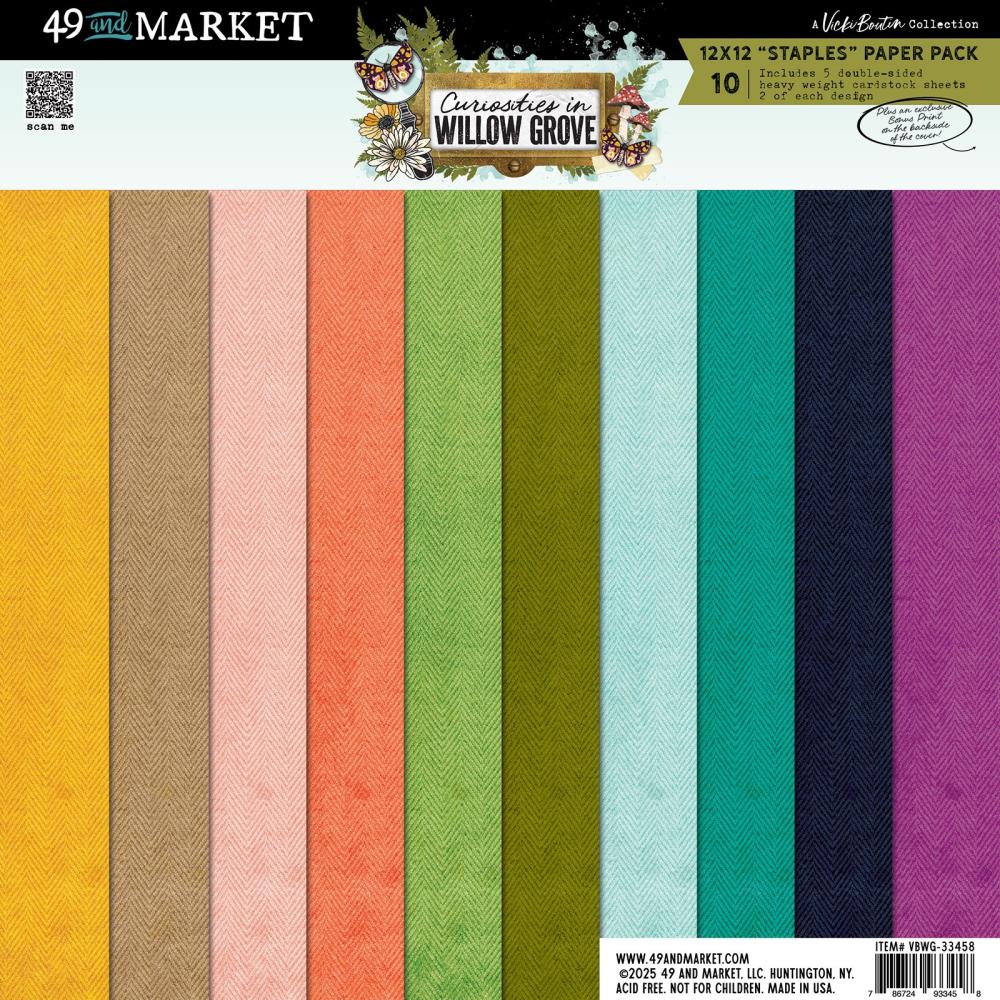 49 And Market Staples Pack 12X12 - Curiosities In Willow Grove