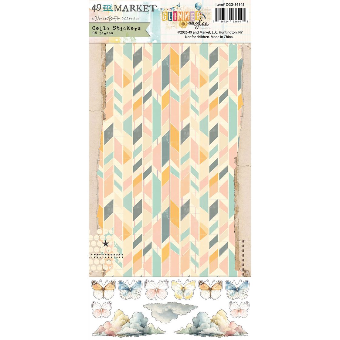 49 And Market Washi Tape Sheets - Glimmer and Glee