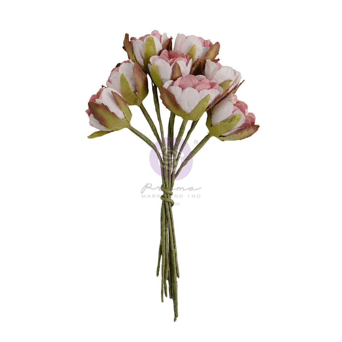 Prima Marketing Paper Flowers - Buttons & Keepsakes - Tattered Millinery