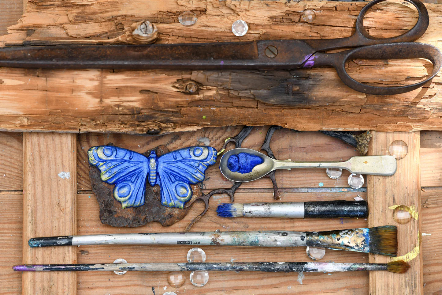 Finnabair Art Alchemy Metallique Wax - Cobalt