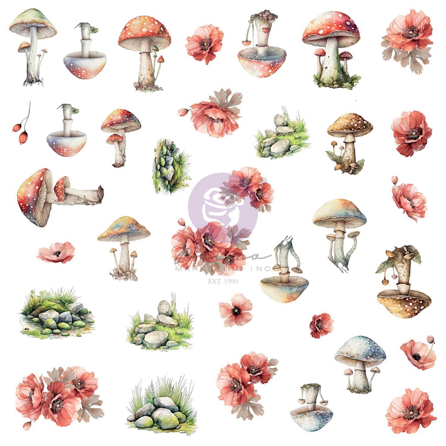 Prima Marketing Ephemera Return To Wonderland - Wonderland Forest Finds