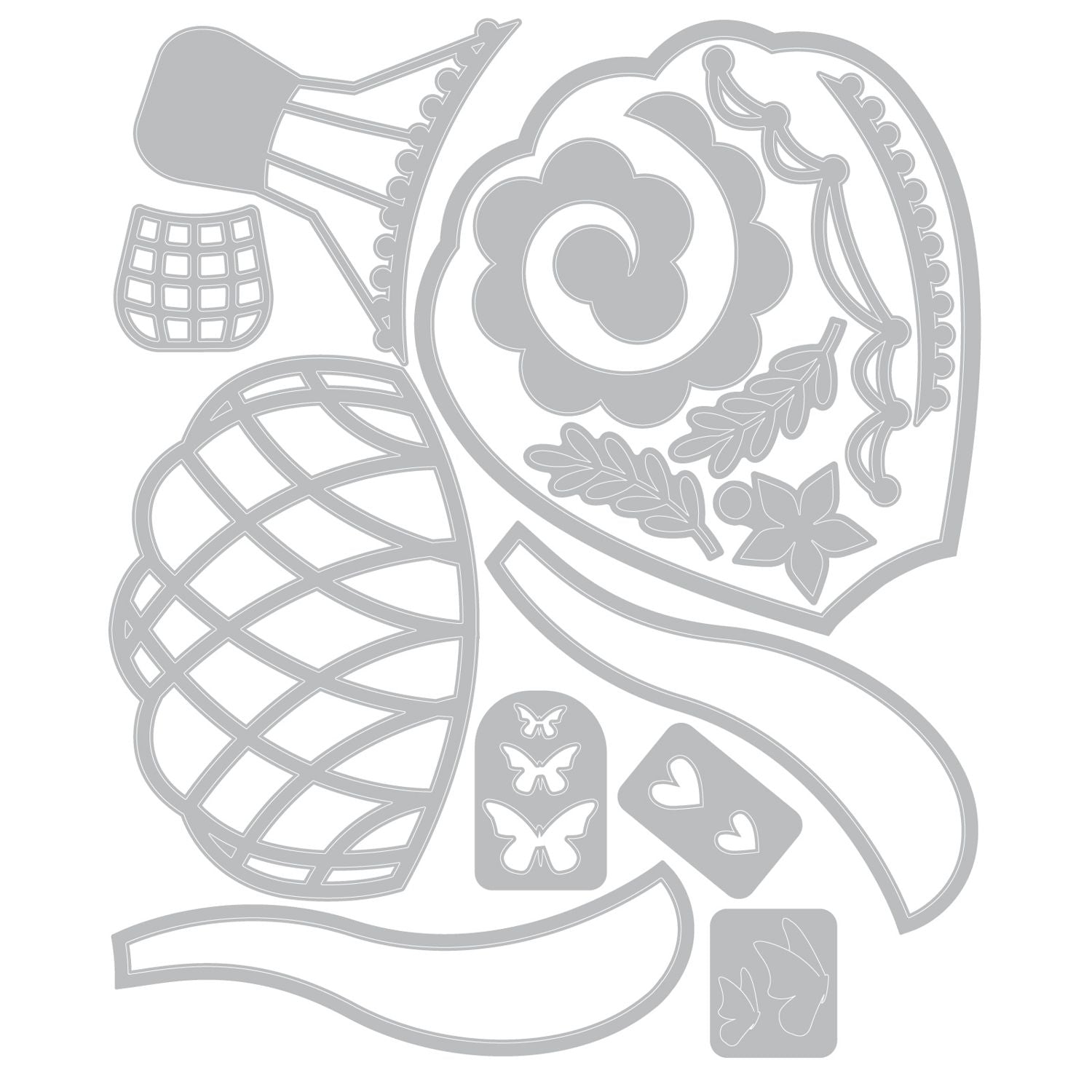 Sizzix Thinlits Dies - Catherine Pooler - Floating Fancy