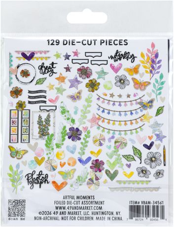 49 And Market Foiled Die-Cuts - Artful Moments