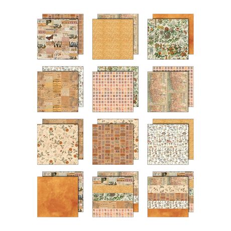Idea-Ology Double-Sided Cardstock 12x12 - Palette Collection - Orange