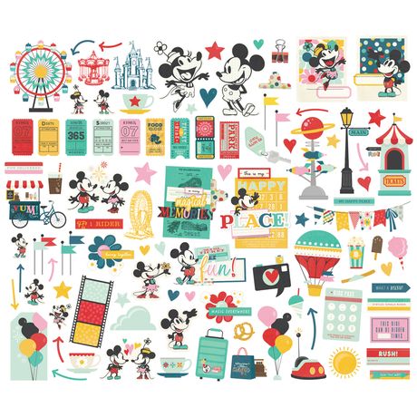 Simple Stories Bits & Pieces - Say Cheese Happiest Place