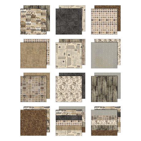 Idea-Ology Double-Sided Cardstock 8x8 - Palette Collection - Neutral