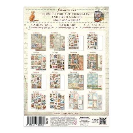Stamperia Junk Journal - Art of Travelling