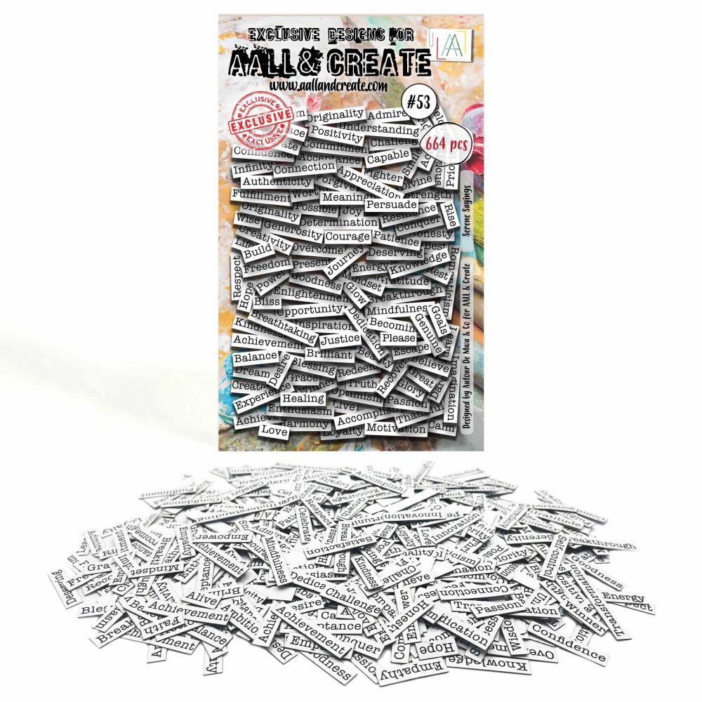AALL And Create Ephemera - Serene Sayings