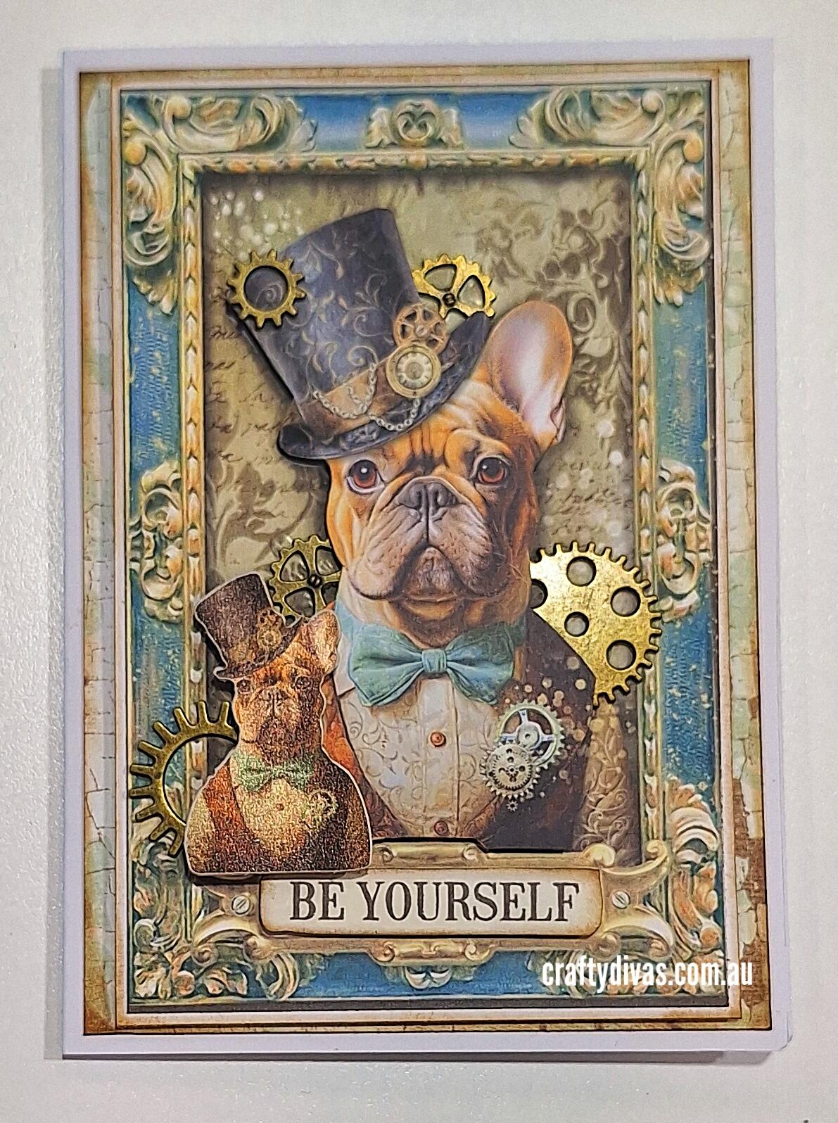 Stamperia Alterego Cards and Layout Class 12th April