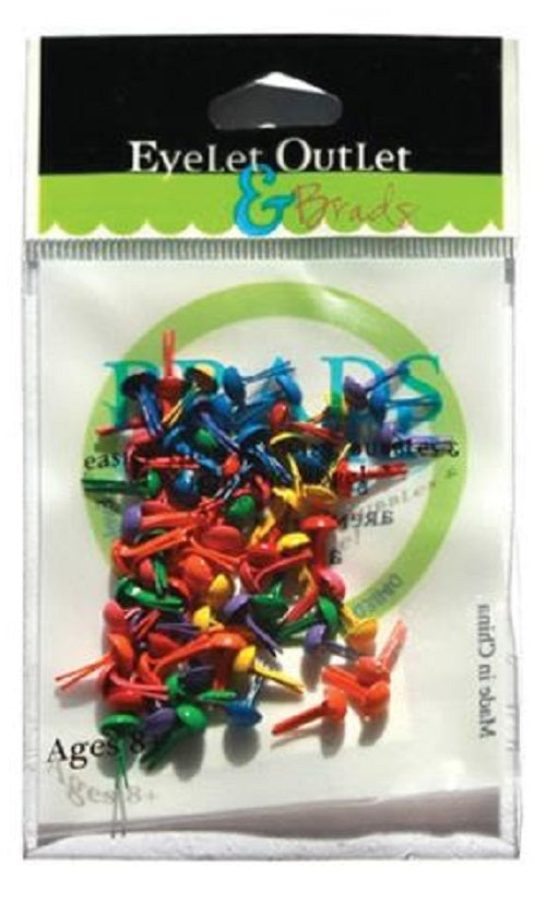 Eyelet Outlet Round Brads 4mm - Summer