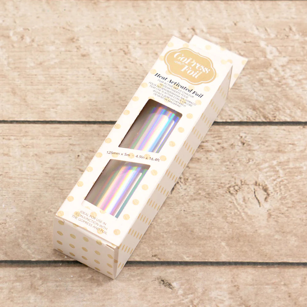 Couture Creations Heat Activated Foil - Silver Holographic Finish