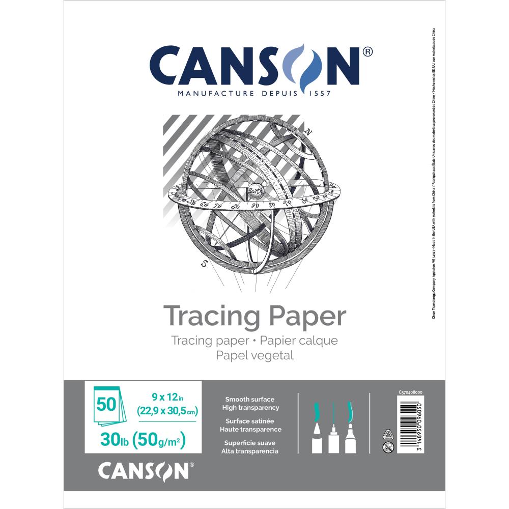 Canson Artist Series Tracing Paper Pad 9X12