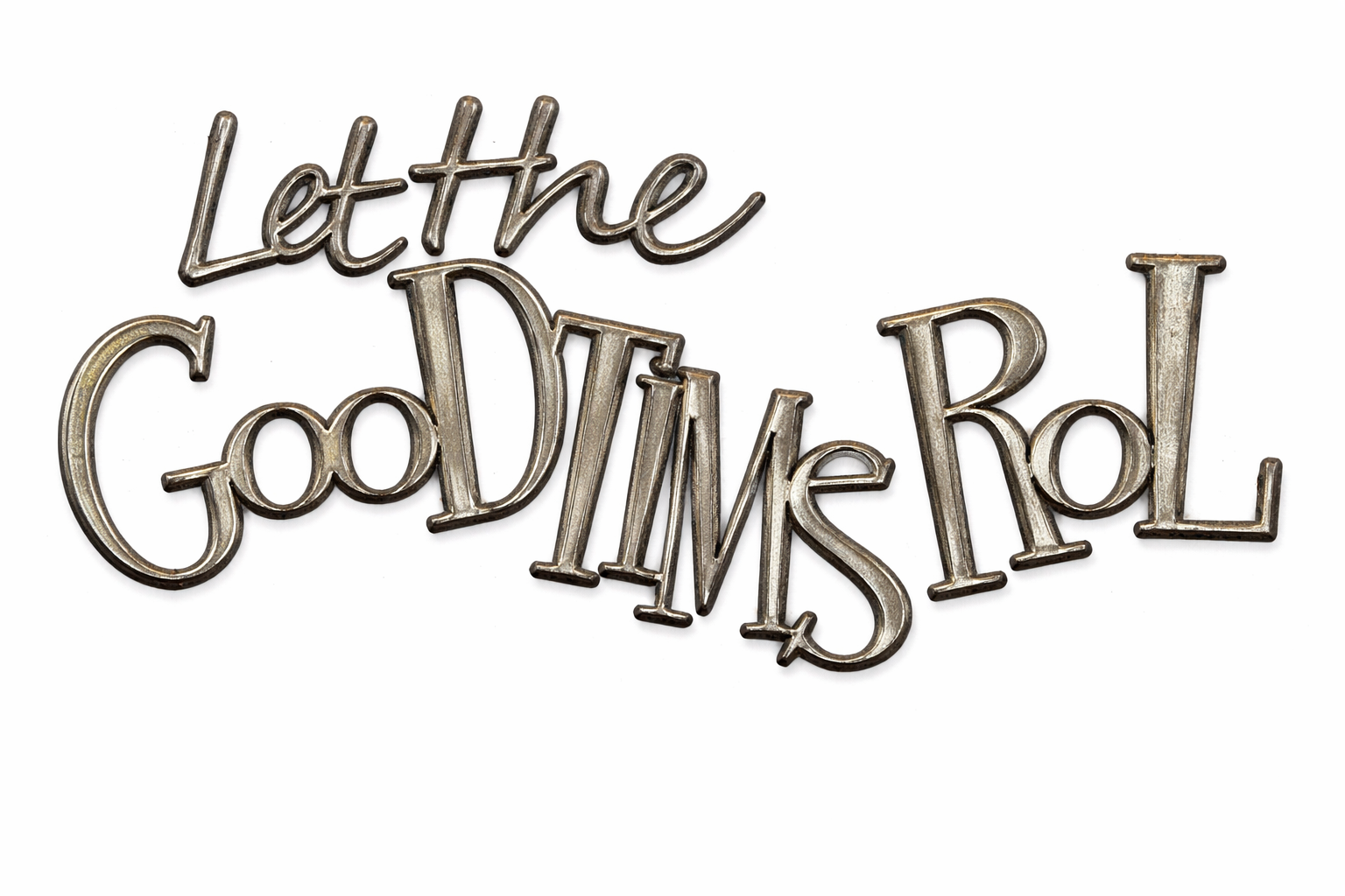 Chipboard Wordlets- Let the Good Times Roll