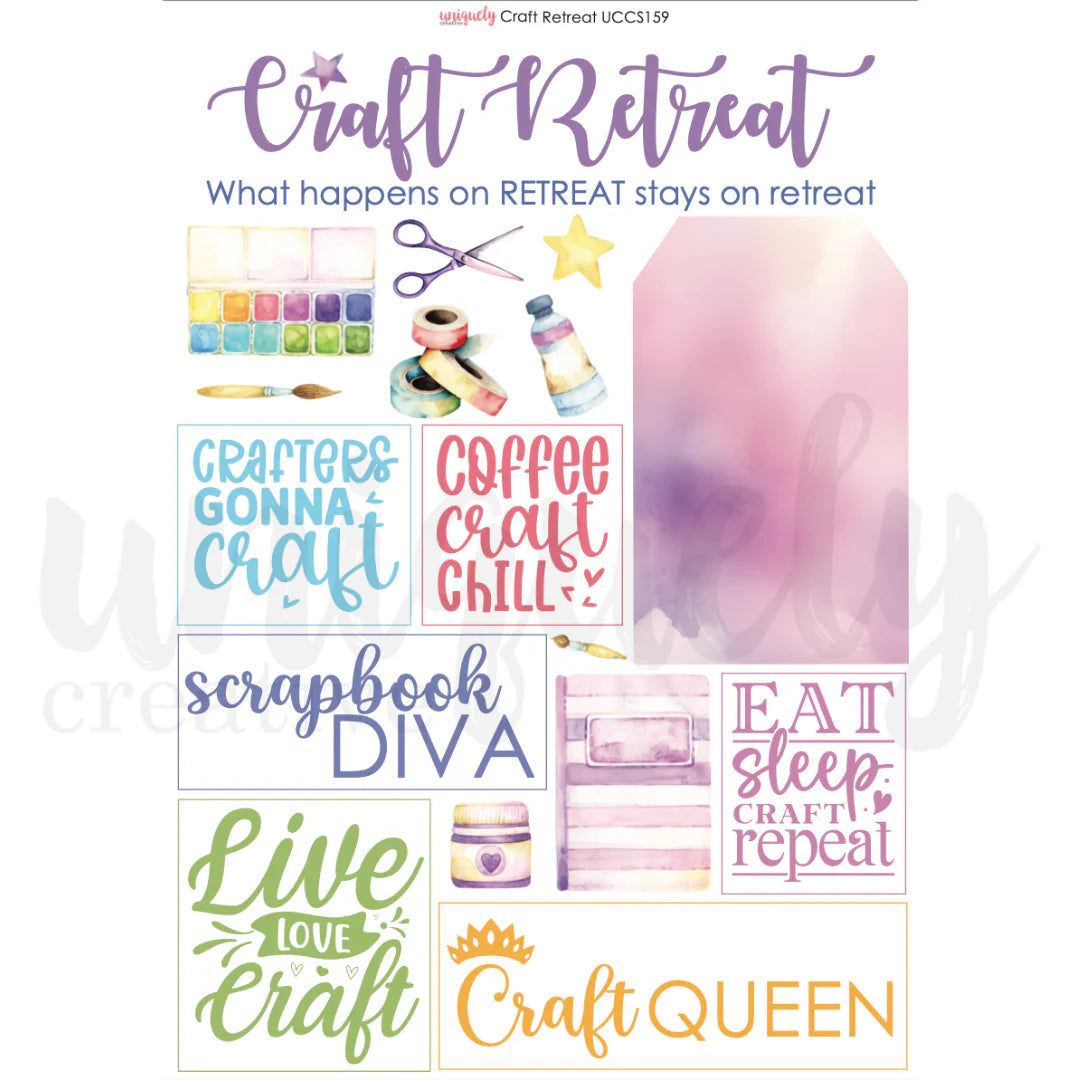 Uniquely Creative - Cut-A-Part Sheet - Craft Retreat