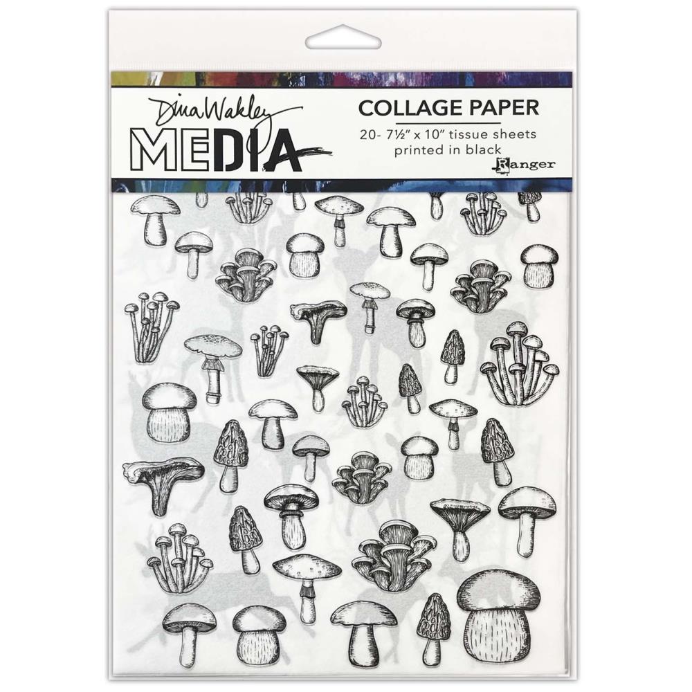 Dina Wakley Media Collage Tissue Paper - The Forest