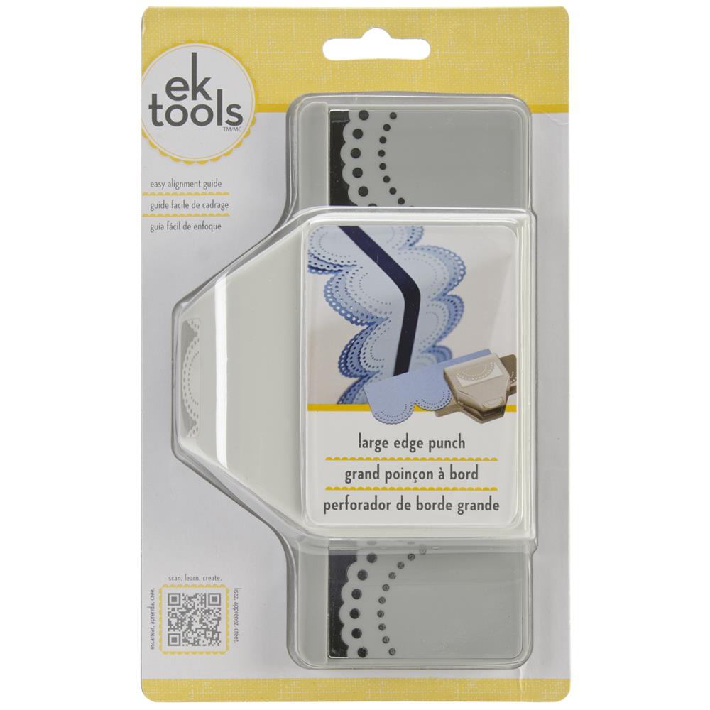 EK Tools Large Edge Punch – Dotted Scallop border craft punch