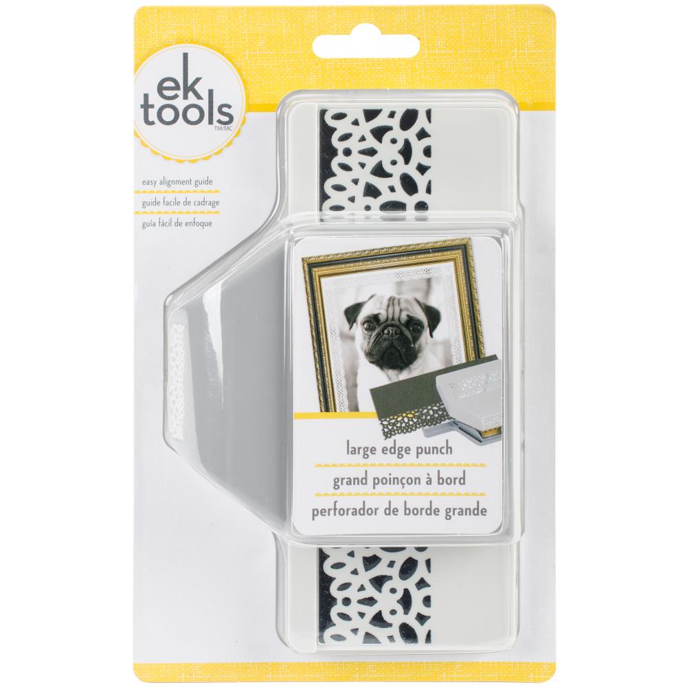 EK Tools Large Edge Punch – Embroidery border craft punch