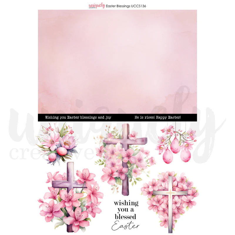 Uniquely Creative - Cut-A-Part Sheet - Easter Blessings