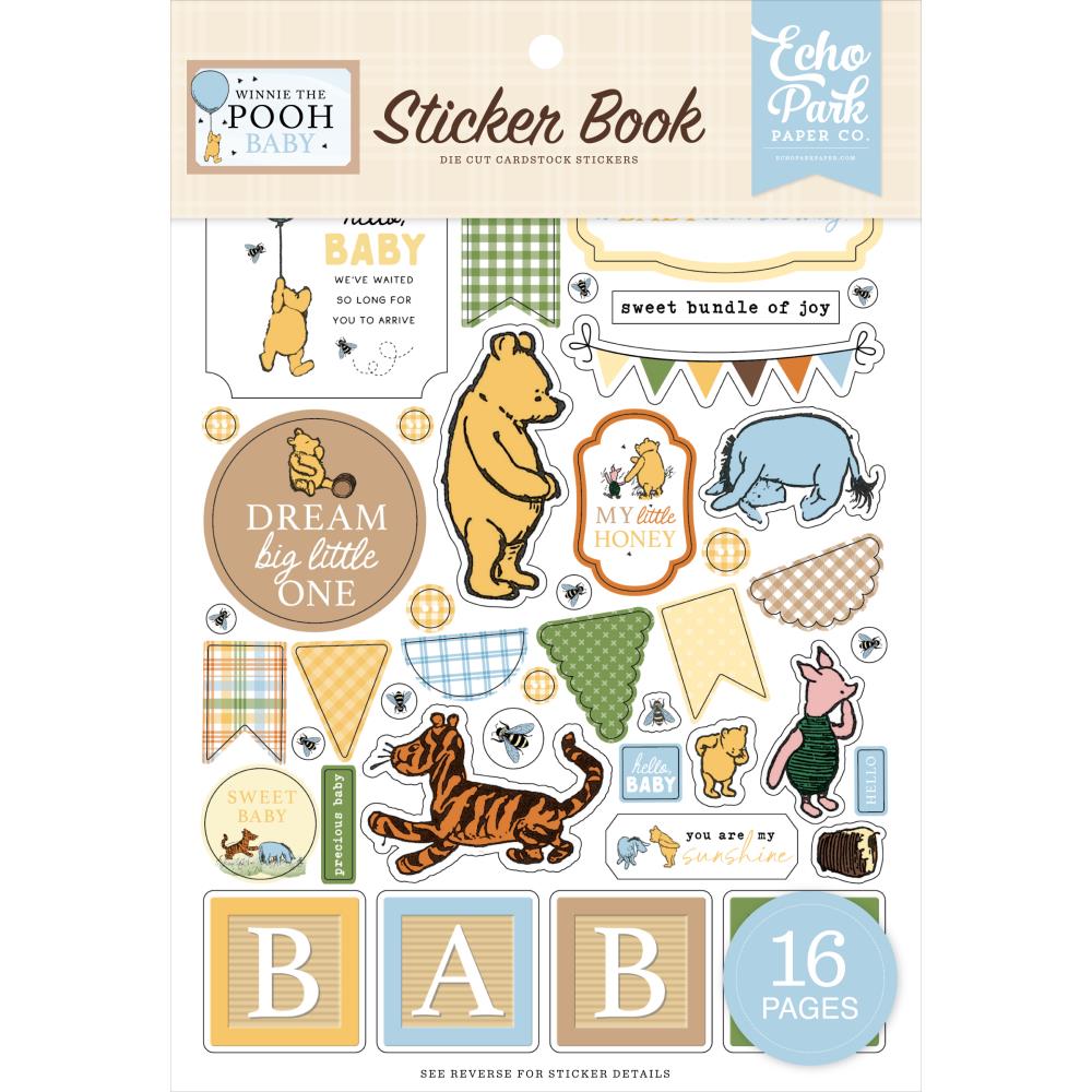Echo Park Sticker Book - Winnie The Pooh Baby