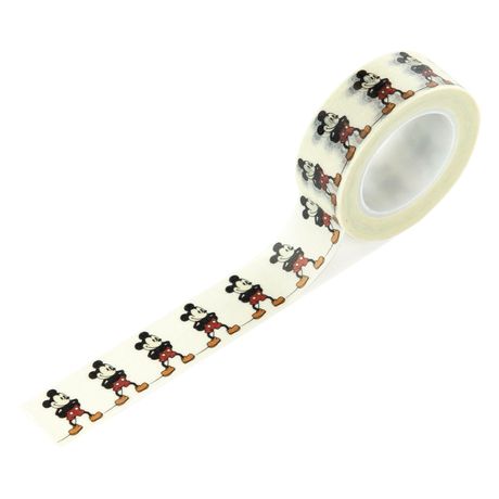 Roll of decorative tape with cartoon character design on a white background