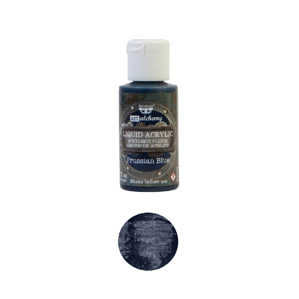 Finnabair Art Alchemy Acrylic Paint – Prussian Blue