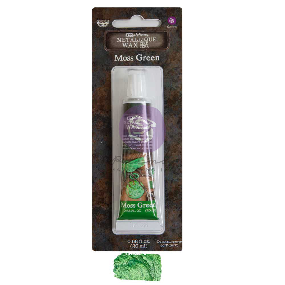 Finnabair Art Alchemy Metallique Wax - Moss Green