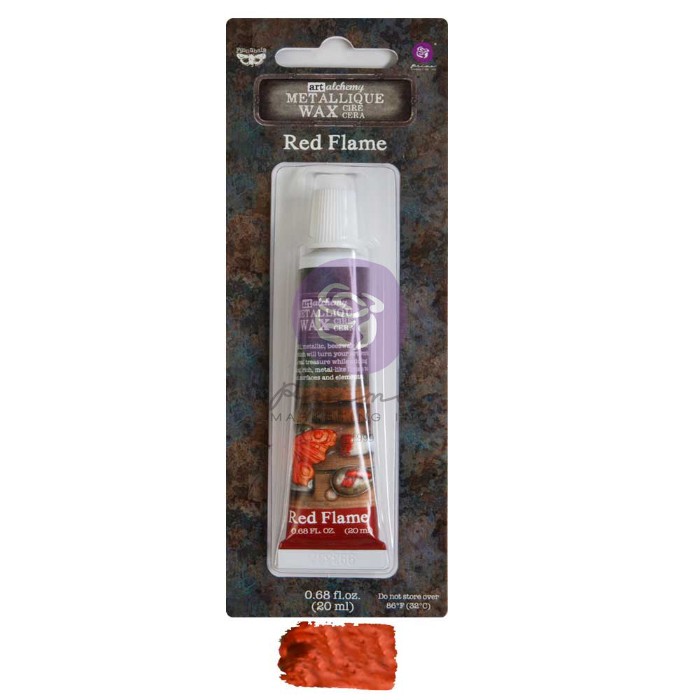 Finnabair Art Alchemy Metallique Wax - Red Flame