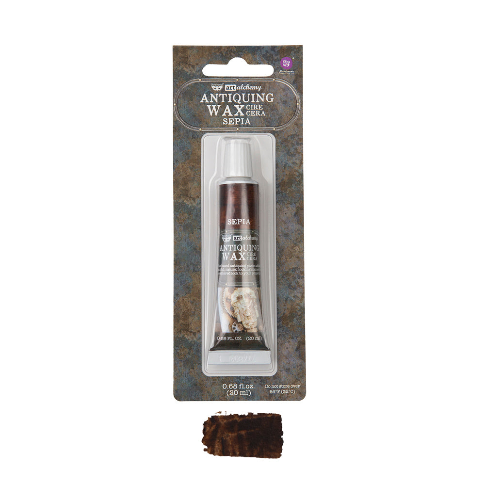 Finnabair Art Alchemy Metallique Wax - Sepia
