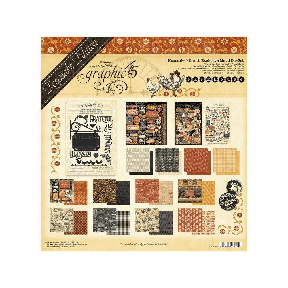 Graphic 45 - Keepsake kit- Farmhouse