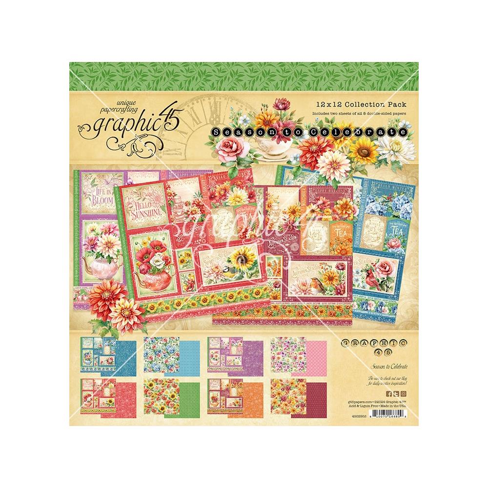 Graphic 45 Collection Pack 12×12 - Season To Celebrate