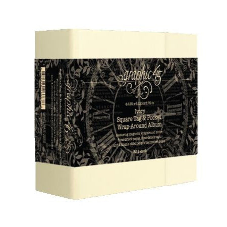 Graphic 45 Wrap Around Album - Square Tag & Pocket