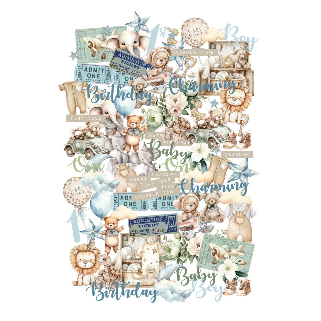 Uniquely Creative - Creative Cuts - Hello Darling Aquamarine