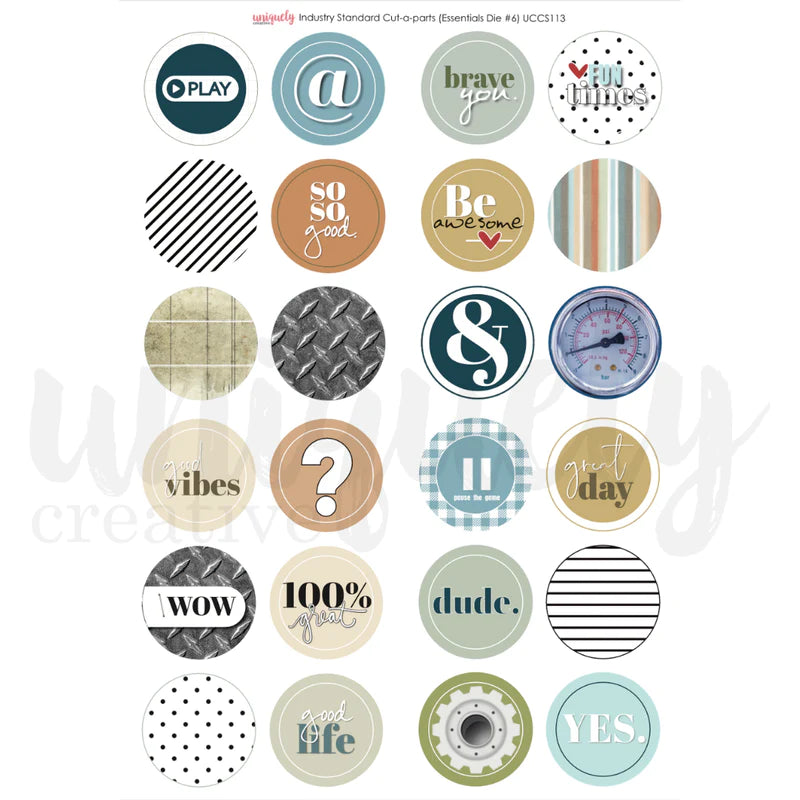 Uniquely Creative - Cut-A-Part Sheet Mini - Industry Standard
