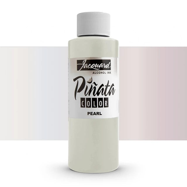 Bottle of Jacquard Piánta Color Pearl ink on a white background