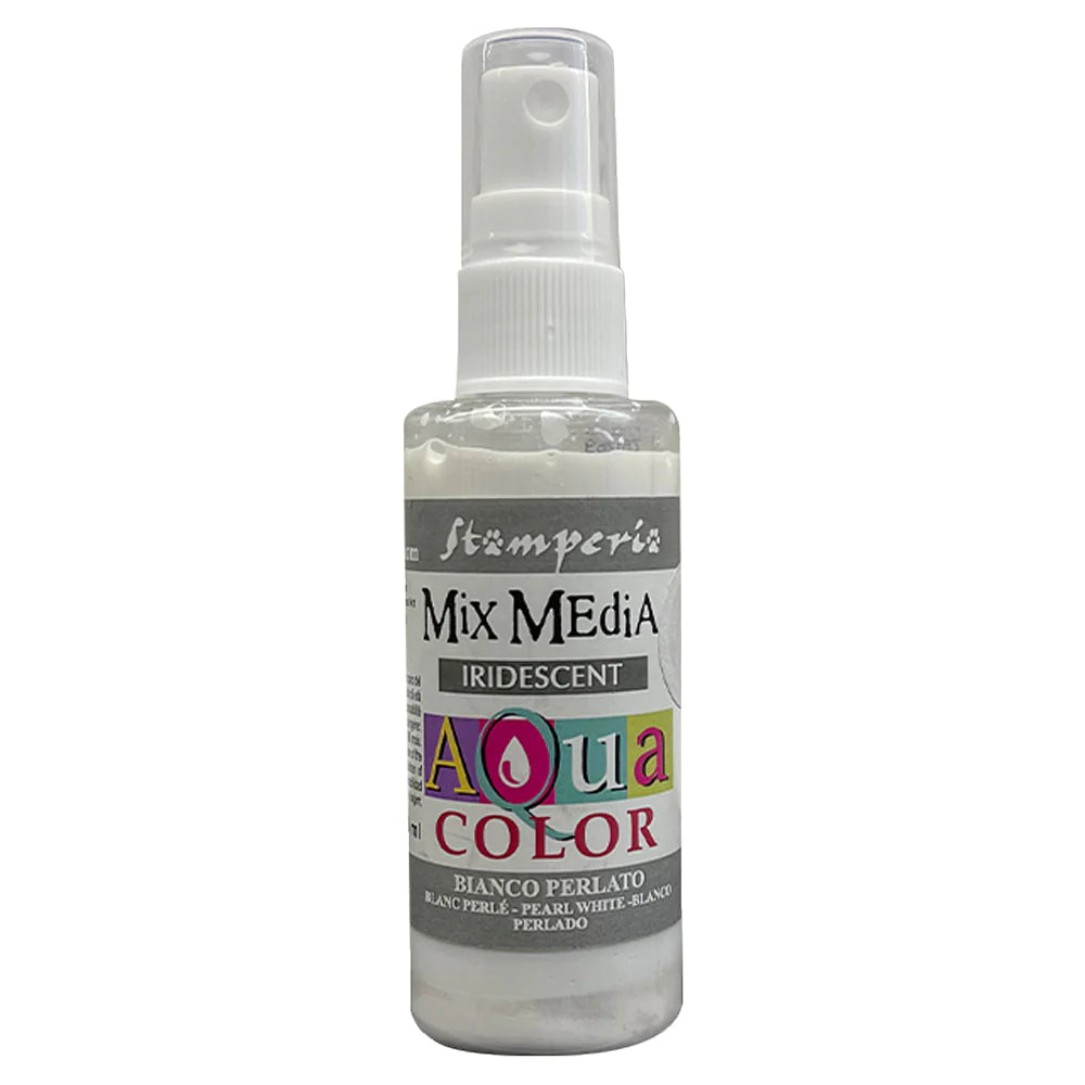 Stamperia Aquacolour Spray - Pearl White