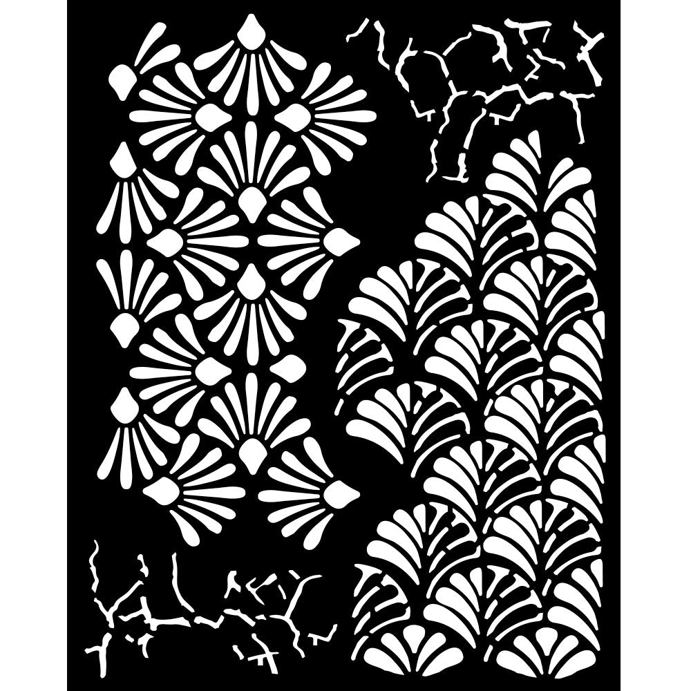 Stamperia Media Stencil 20x25cm - Alterego Mixed Patterns