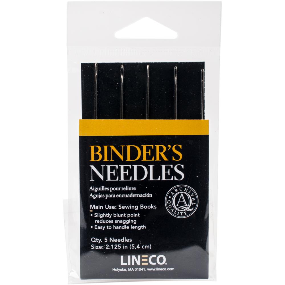 Lineco Book Binder's Steel Needles 5pk